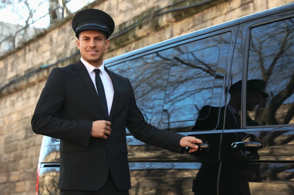 Chauffeur for events in London luxury event transfer service by Executive Drive